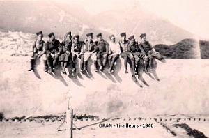 Oran- SDV- 6640-Tirailleurs Algeriens a Oran en 1940